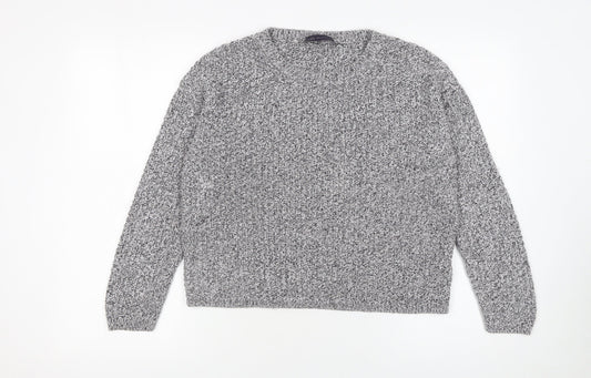 Womens UK Size 14 Marks and Spencer Grey Pullover Jumper