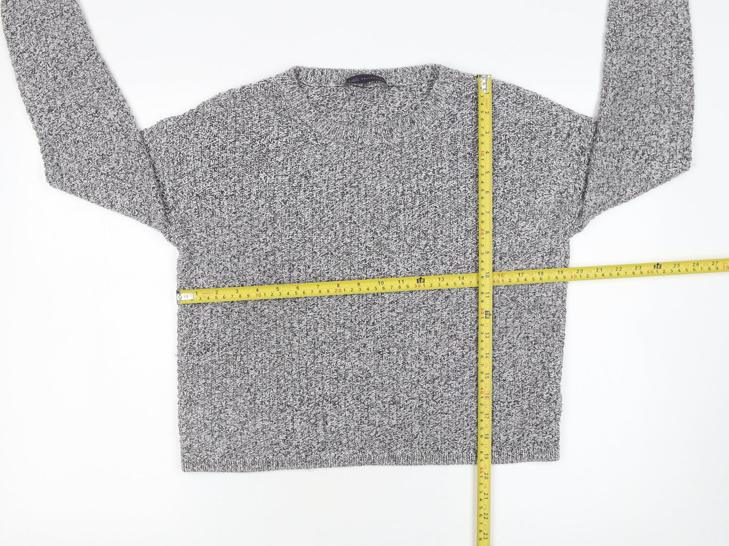 Womens UK Size 14 Marks and Spencer Grey Pullover Jumper