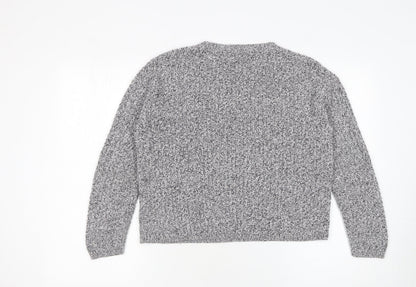 Womens UK Size 14 Marks and Spencer Grey Pullover Jumper