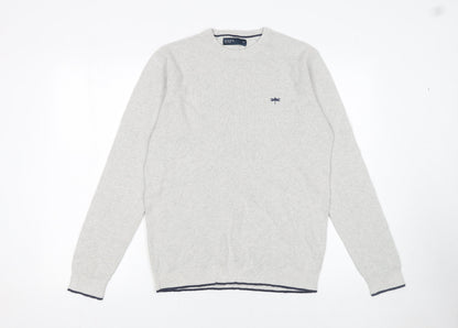 Mens UK Size M Easy Grey Pullover Jumper