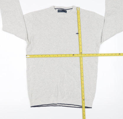 Mens UK Size M Easy Grey Pullover Jumper