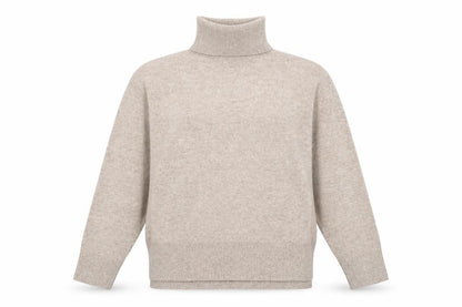Womens UK Size M New Look Beige Pullover Jumper