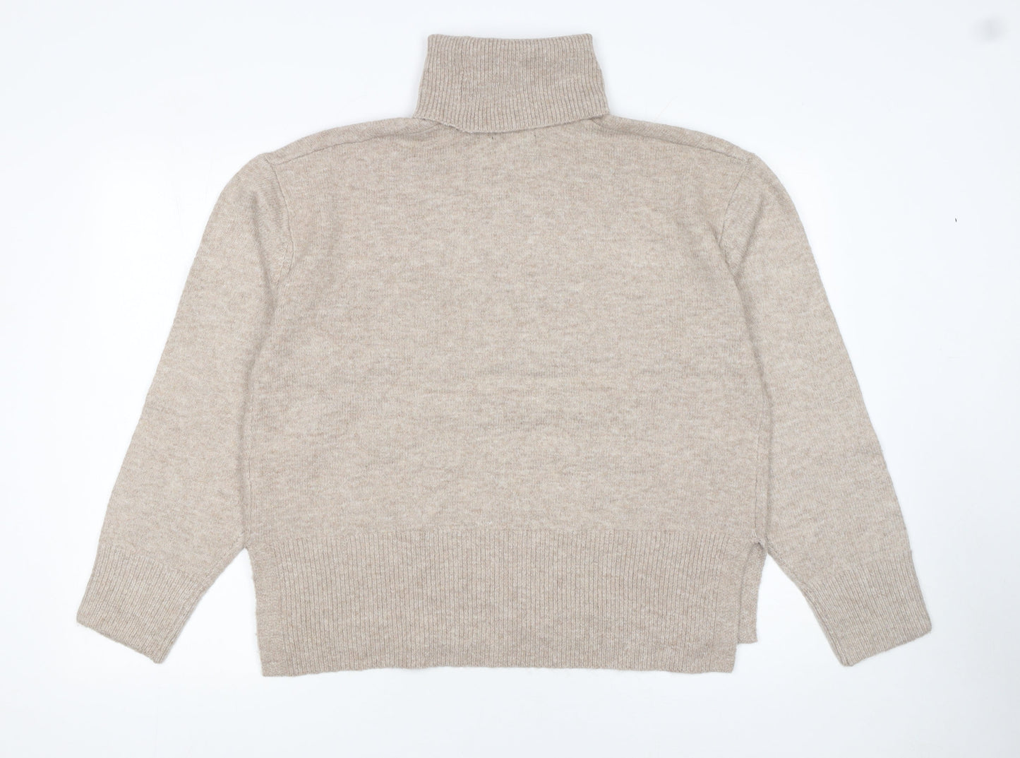 Womens UK Size M New Look Beige Pullover Jumper