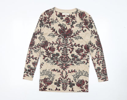 Womens UK Size 10 NEXT Beige Pullover Jumper