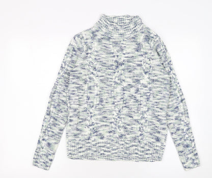Womens UK Size S ISLE Multicoloured Pullover Jumper