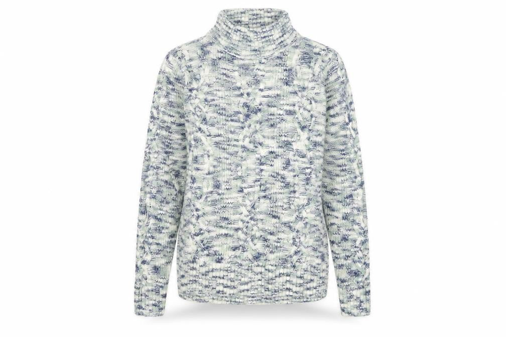 Womens UK Size S ISLE Multicoloured Pullover Jumper