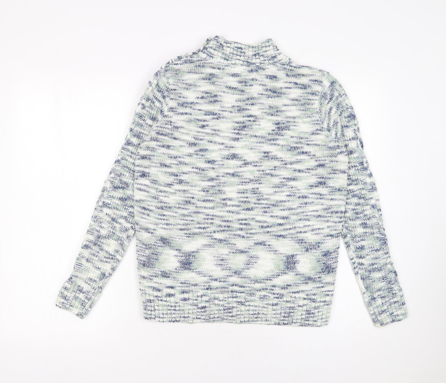 Womens UK Size S ISLE Multicoloured Pullover Jumper