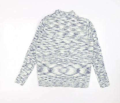 Womens UK Size S ISLE Multicoloured Pullover Jumper