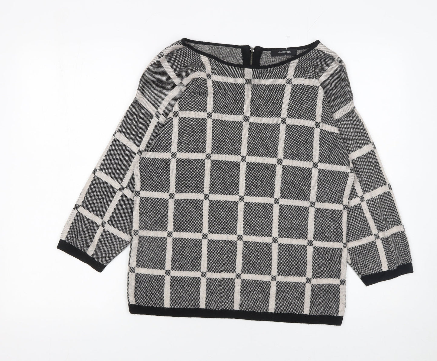 Womens UK Size 12 Marks and Spencer Grey Pullover Jumper