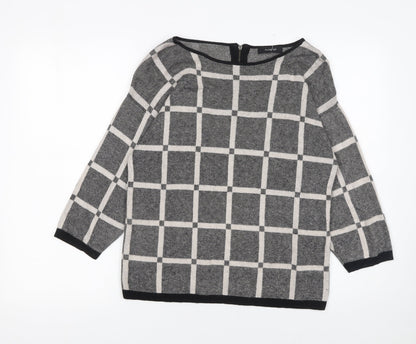 Womens UK Size 12 Marks and Spencer Grey Pullover Jumper