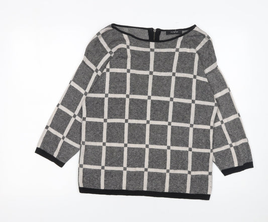 Womens UK Size 12 Marks and Spencer Grey Pullover Jumper
