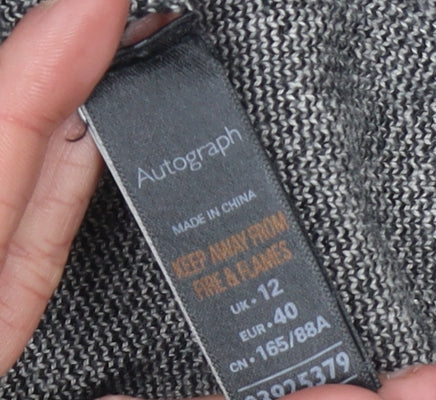 Womens UK Size 12 Marks and Spencer Grey Pullover Jumper