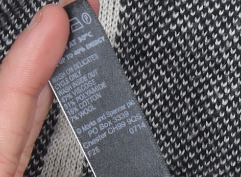 Womens UK Size 12 Marks and Spencer Grey Pullover Jumper