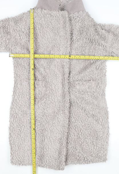 Womens UK Size 8 Paisie Beige Overcoat