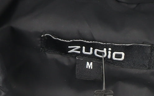 Womens UK Size M Zudio Black Puffer Jacket