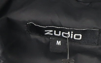 Womens UK Size M Zudio Black Puffer Jacket