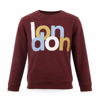 Mens UK Size S LFTMAN Red Pullover Sweatshirt