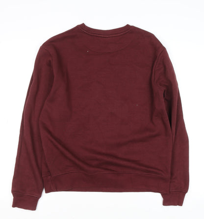 Mens UK Size S LFTMAN Red Pullover Sweatshirt