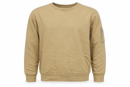 Mens UK Size L Brave Soul Beige Pullover Sweatshirt