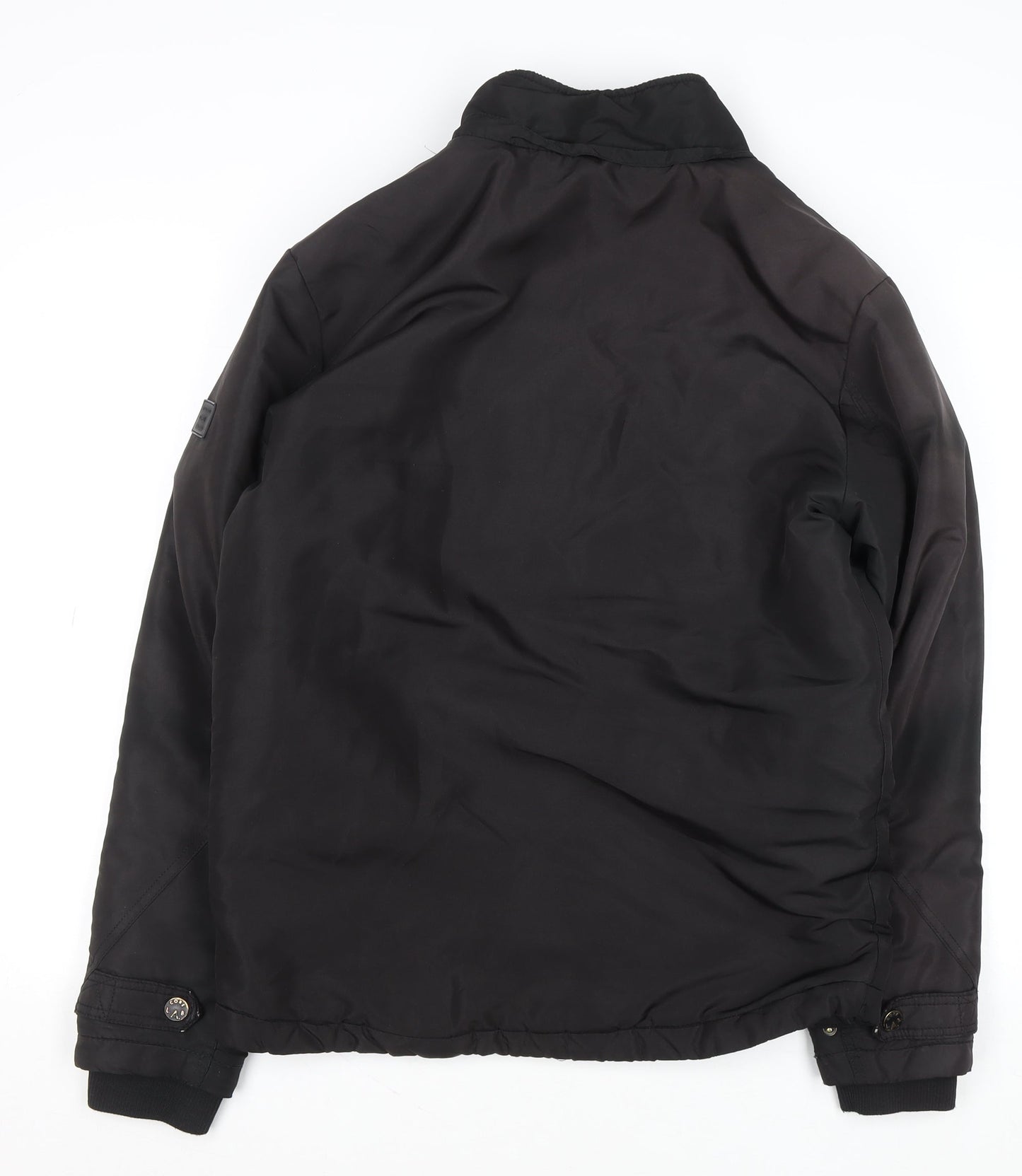 Mens UK Size L JACK & JONES Black Bomber Jacket