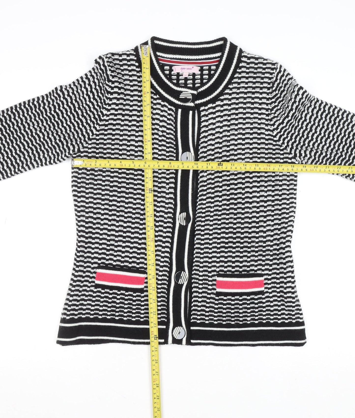Womens UK Size 14 Marks and Spencer Black Cardigan Jumper
