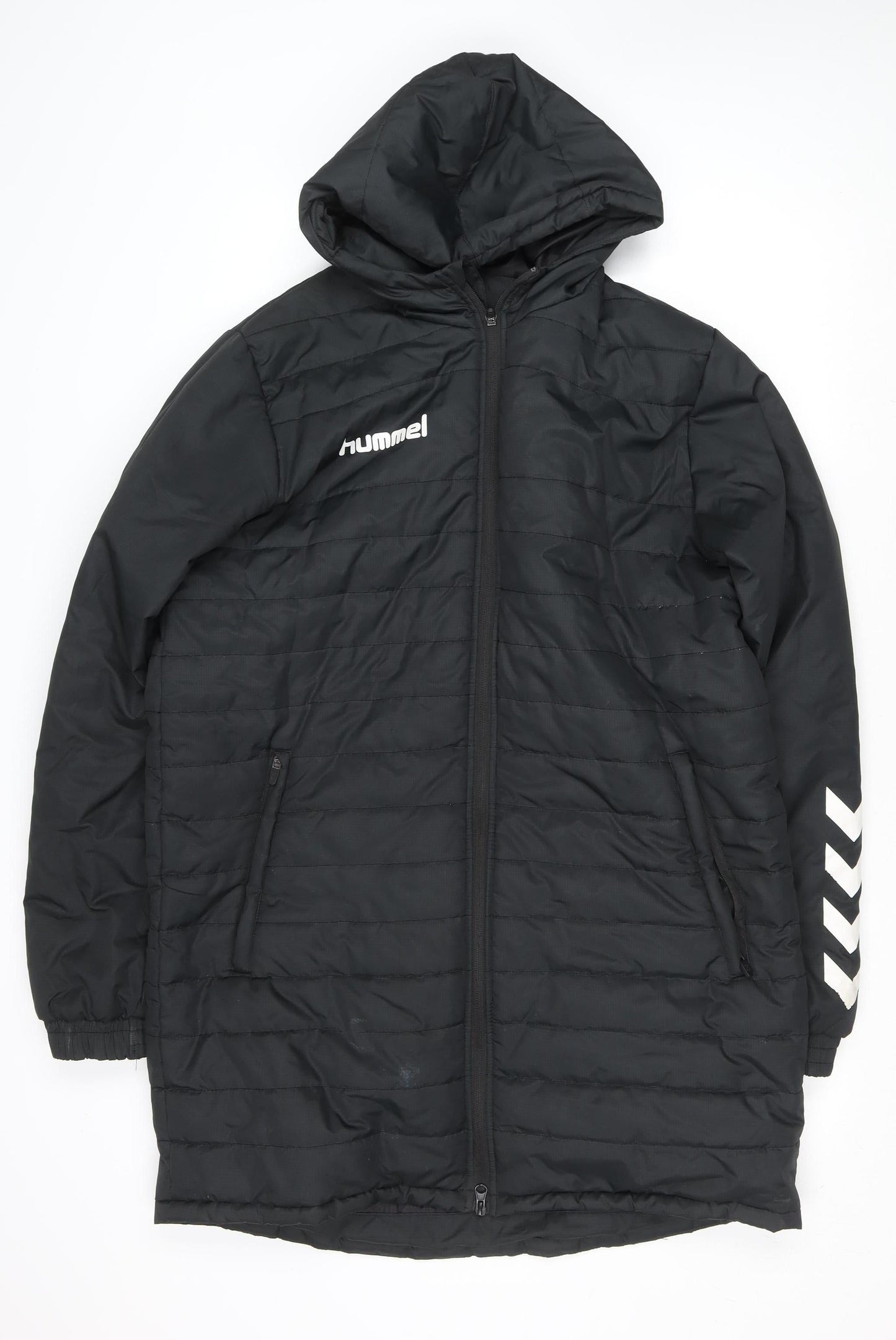 Mens UK Size M Hummel Black Puffer Jacket
