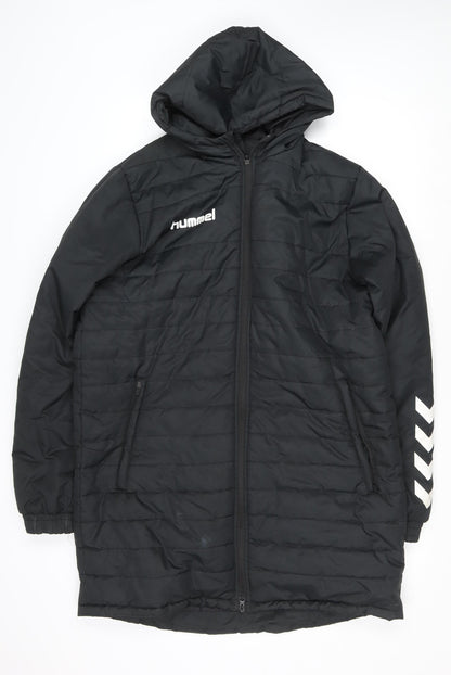 Mens UK Size M Hummel Black Puffer Jacket