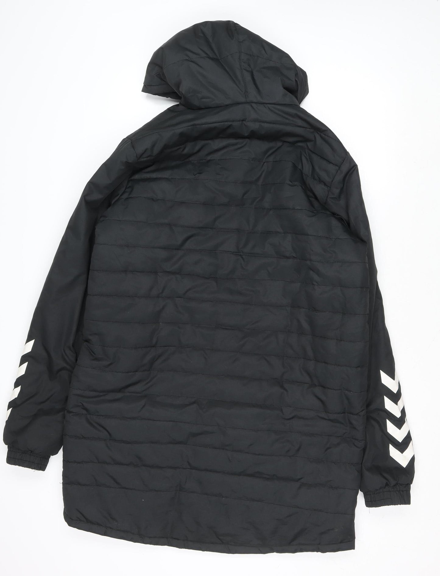 Mens UK Size M Hummel Black Puffer Jacket