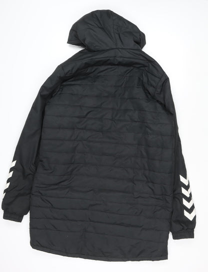 Mens UK Size M Hummel Black Puffer Jacket
