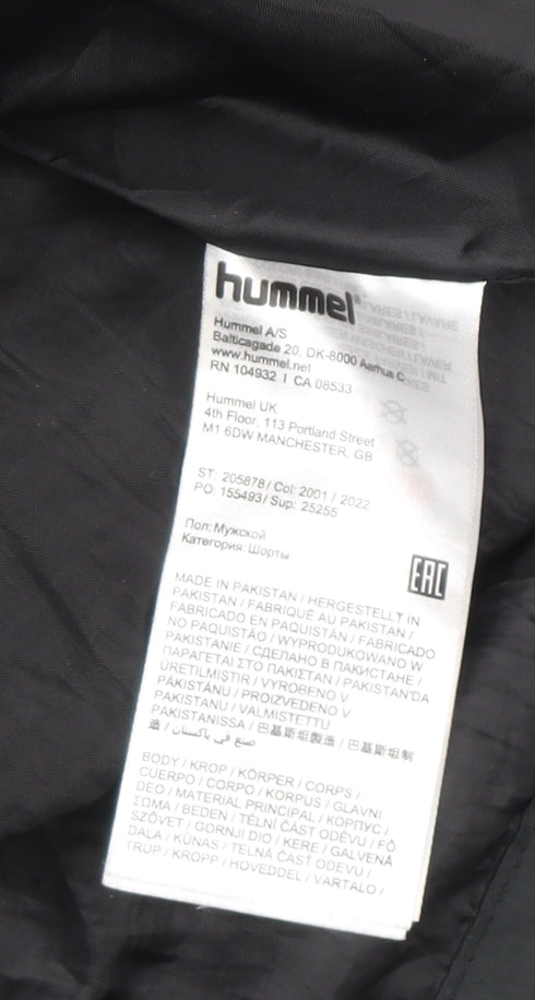Mens UK Size M Hummel Black Puffer Jacket