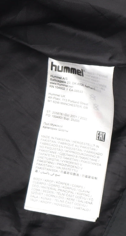 Mens UK Size M Hummel Black Puffer Jacket