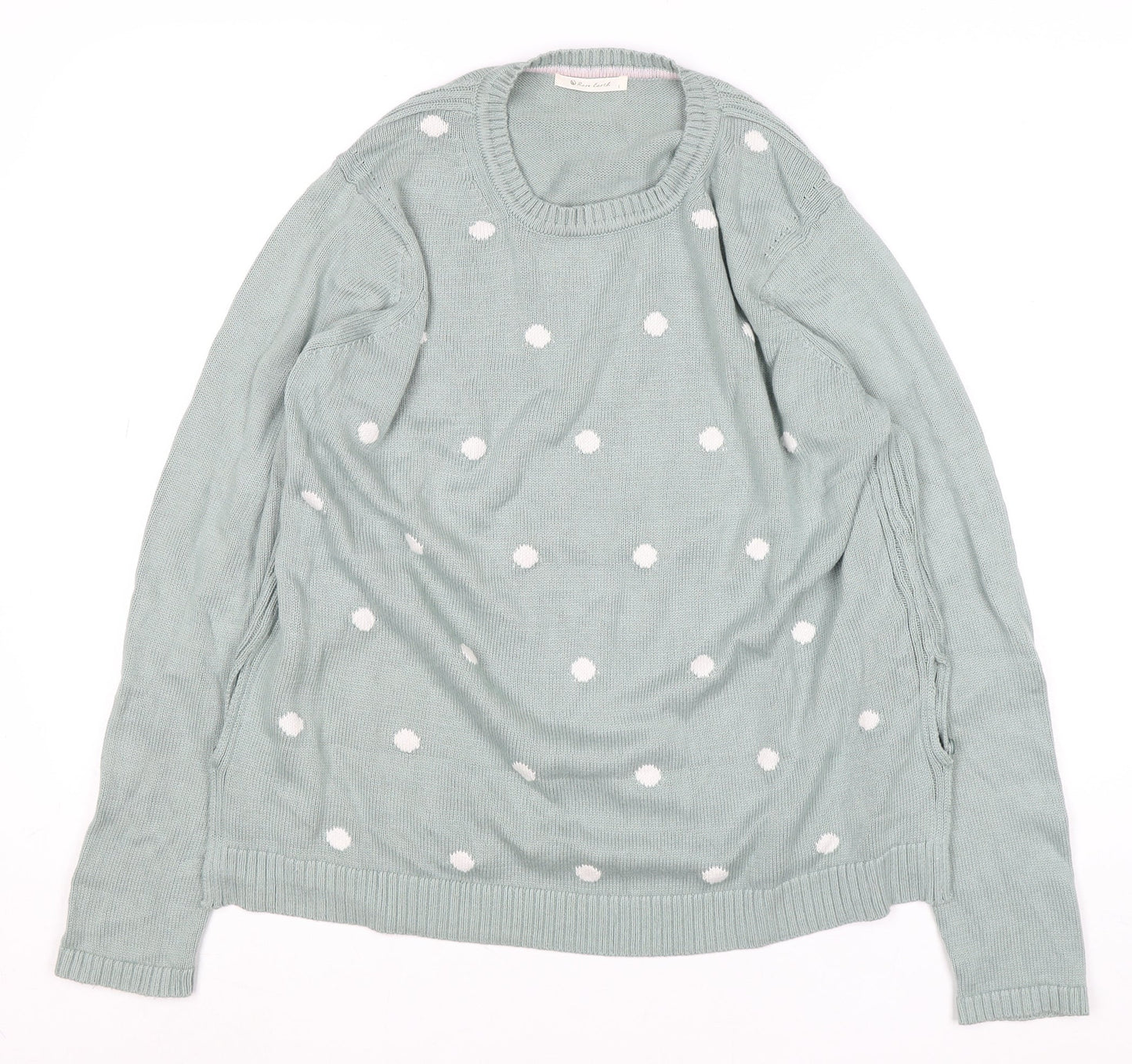 Womens UK Size L Rare Earth Green Pullover Jumper