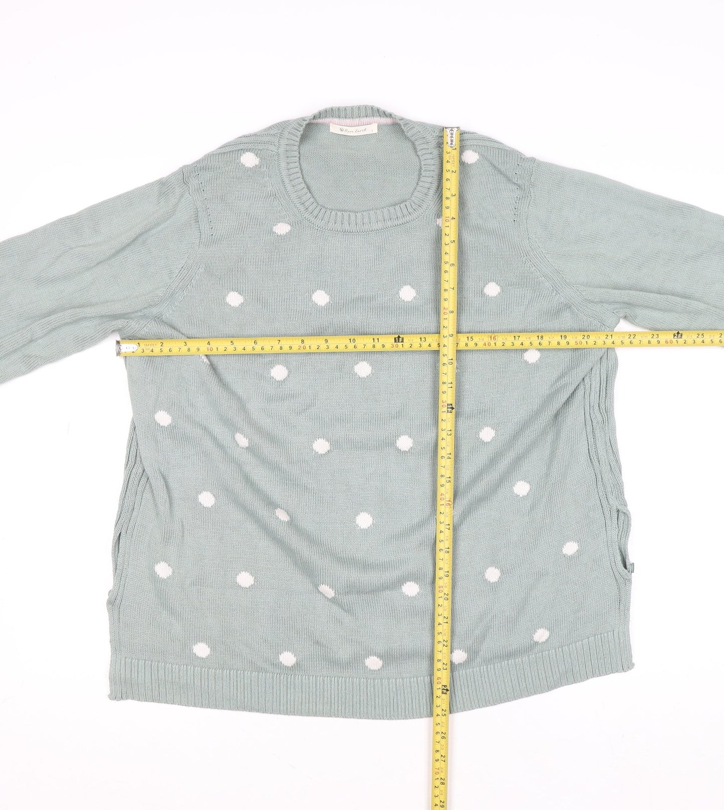 Womens UK Size L Rare Earth Green Pullover Jumper