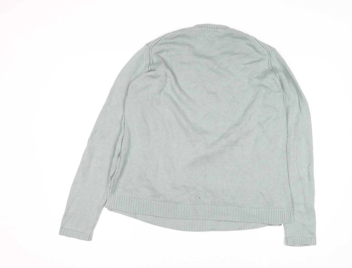 Womens UK Size L Rare Earth Green Pullover Jumper