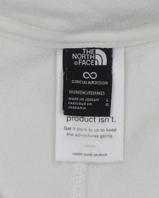 Womens UK Size L The North Face White Pullover Sweatshirt