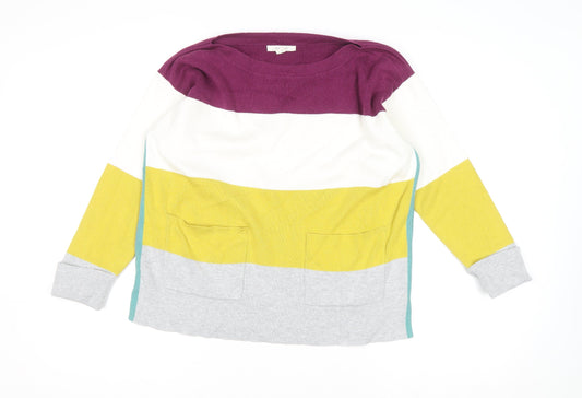 Womens UK Size 12 White Stuff Multicoloured Pullover Jumper