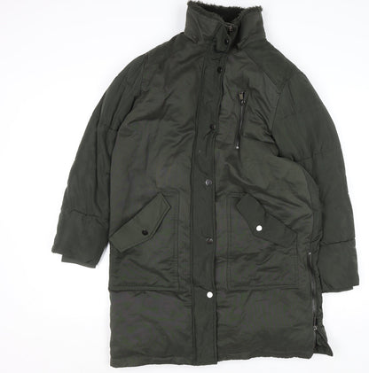 Womens UK Size 8 Mint Velvet Green Puffer Jacket