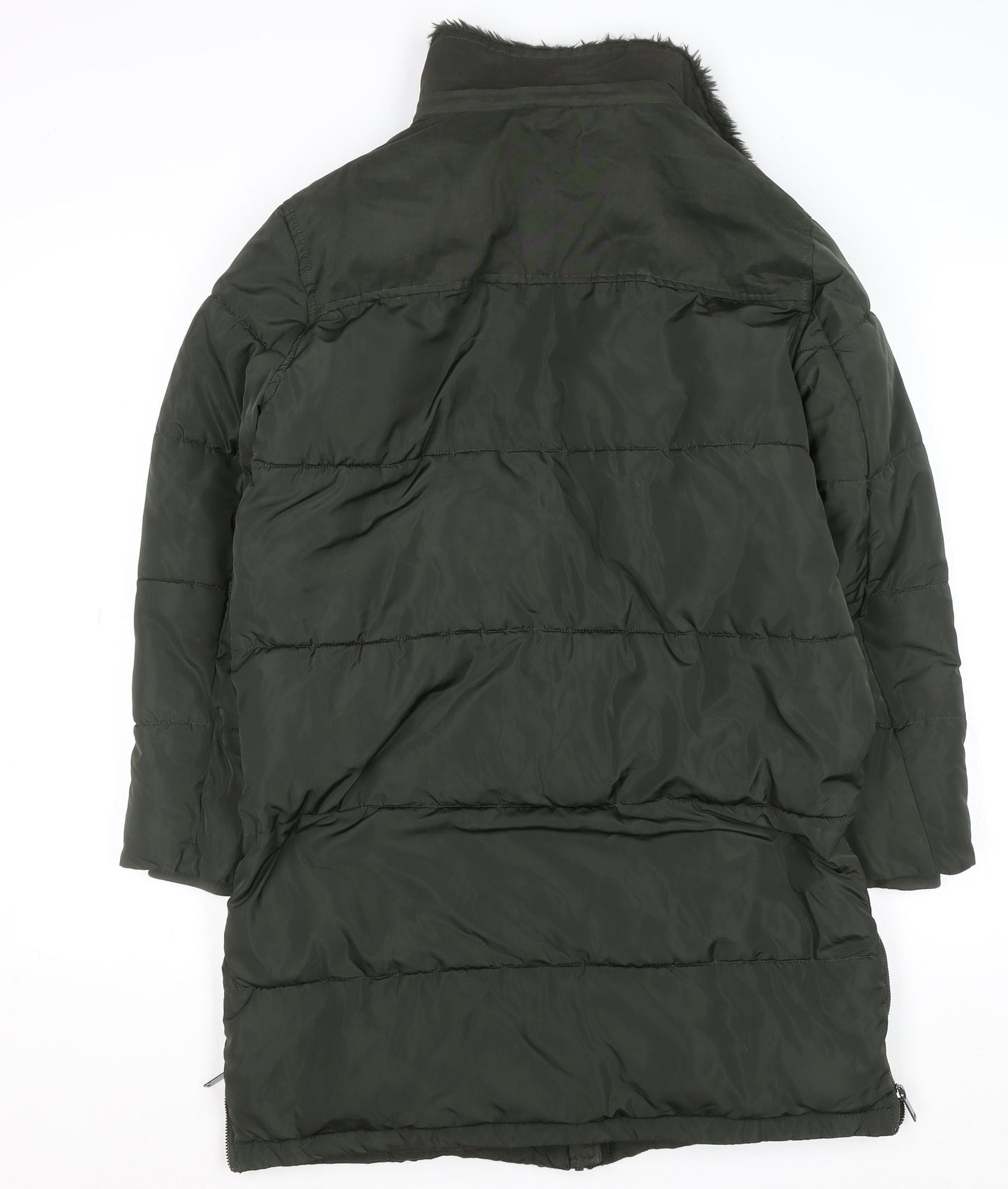 Womens UK Size 8 Mint Velvet Green Puffer Jacket