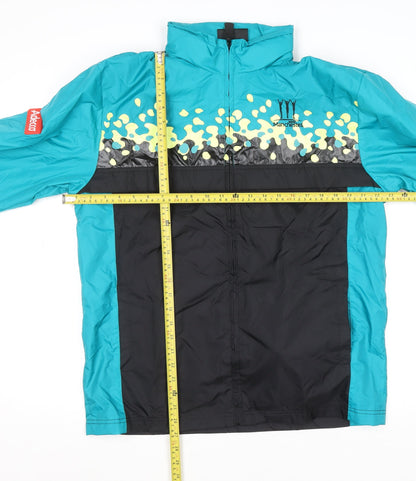 Mens UK Size S George Blue Windbreaker Coat
