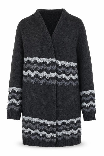 Womens UK Size M Marks and Spencer Grey Cardigan Jumper