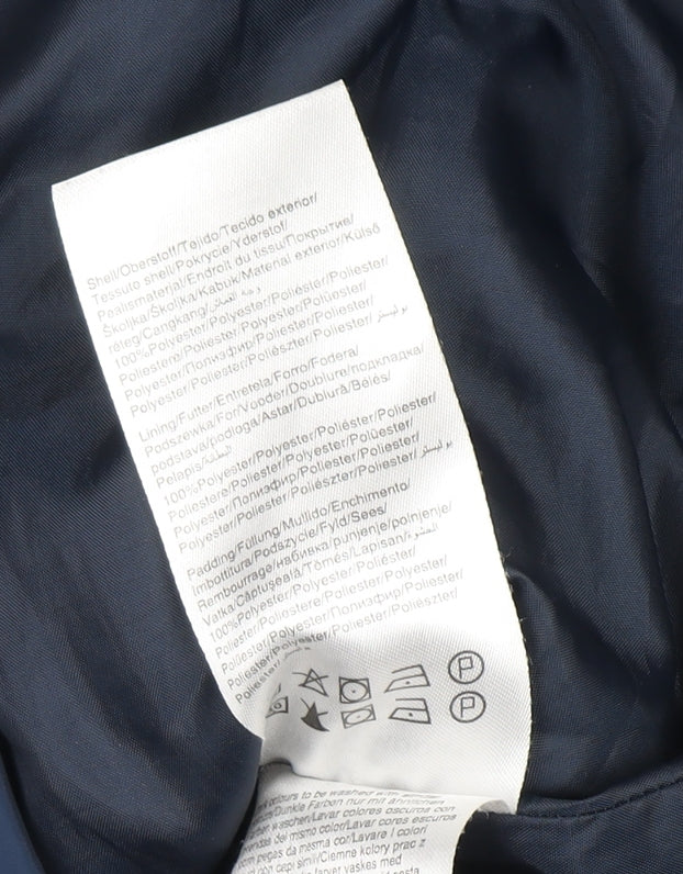 Womens UK Size S VERO MODA Blue Parka Coat
