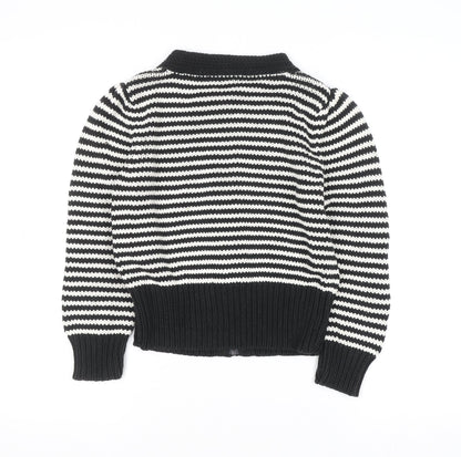 Womens UK Size 12 Jasper Conran Black Full Zip Jumper