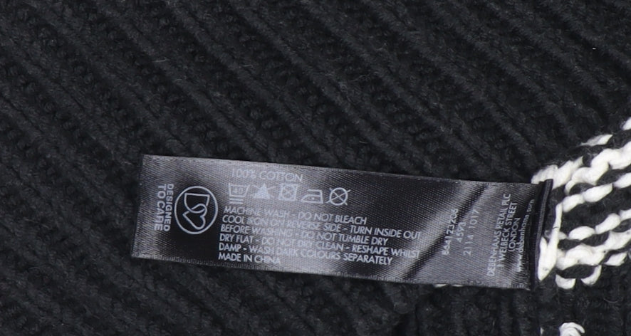 Womens UK Size 12 Jasper Conran Black Full Zip Jumper