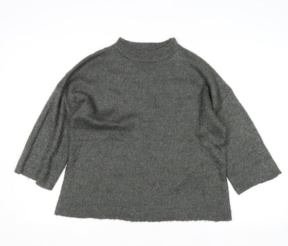 Womens UK Size 16 Warehouse Grey Pullover Jumper