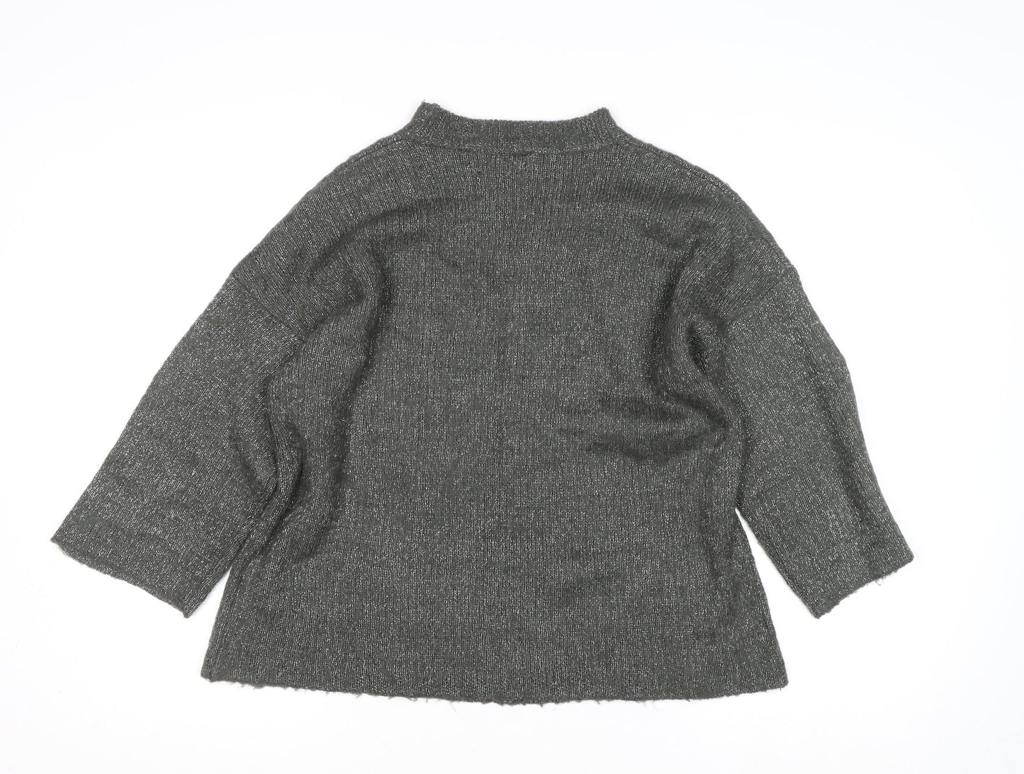 Womens UK Size 16 Warehouse Grey Pullover Jumper