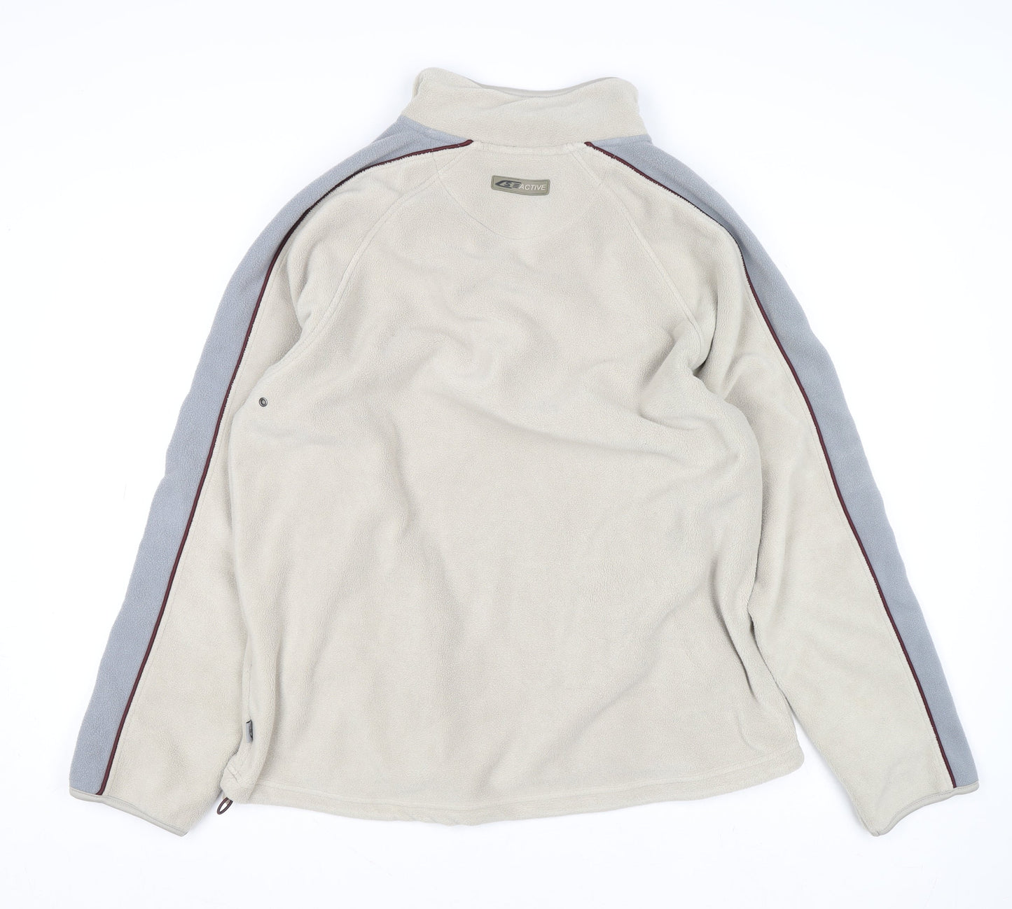 Mens UK Size M Active Sportswear Beige Pullover Sweatshirt