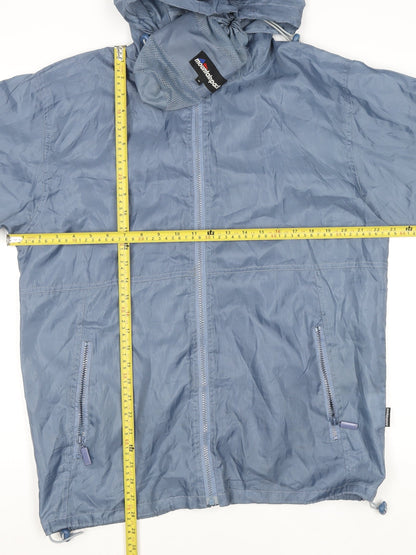 Mens UK Size M mountainpack Blue Windbreaker Coat