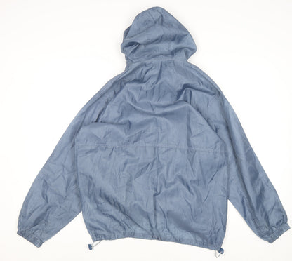 Mens UK Size M mountainpack Blue Windbreaker Coat
