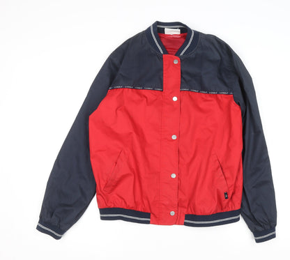 Mens UK Size M Liz Claiborne Multicoloured Varsity Jacket
