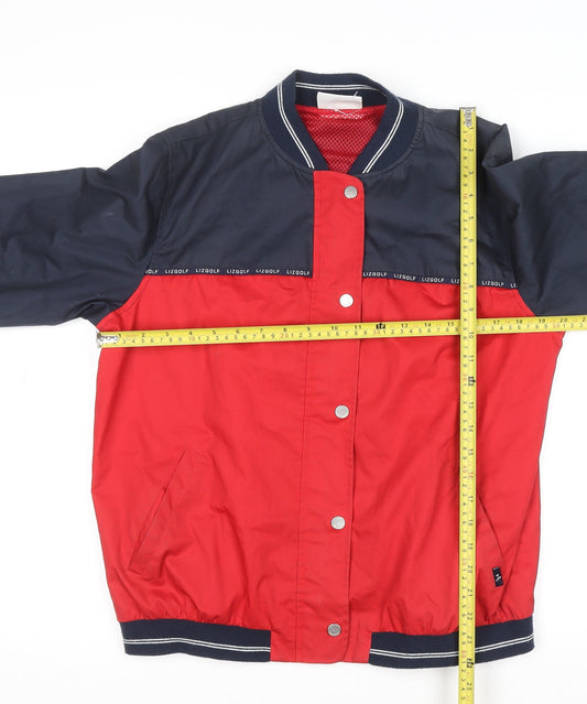 Mens UK Size M Liz Claiborne Multicoloured Varsity Jacket